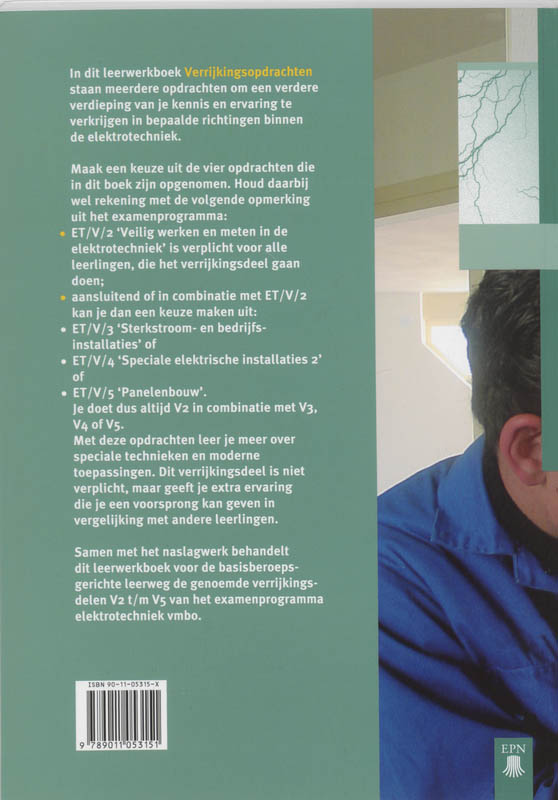 Achterkant van Leerwerkboek