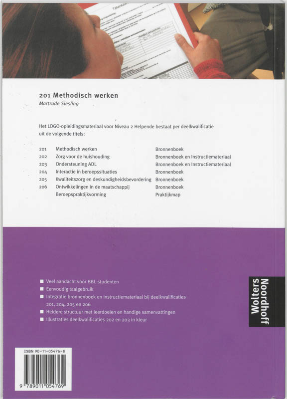 Achterkant van Bronnenboek