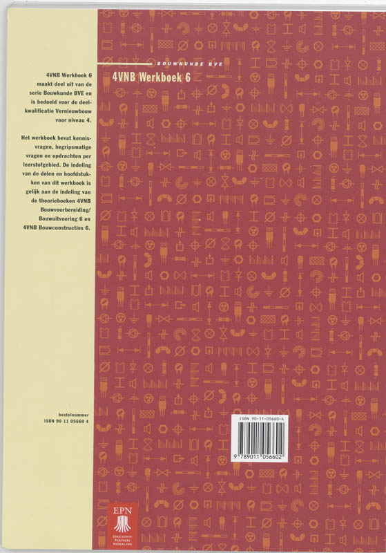 Achterkant van Werkboek
