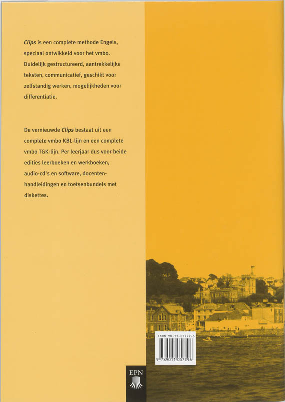 Achterkant van Werkboek B