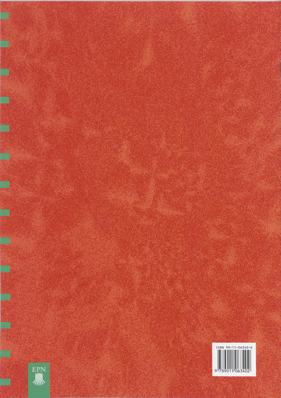Achterkant van Werkschrift