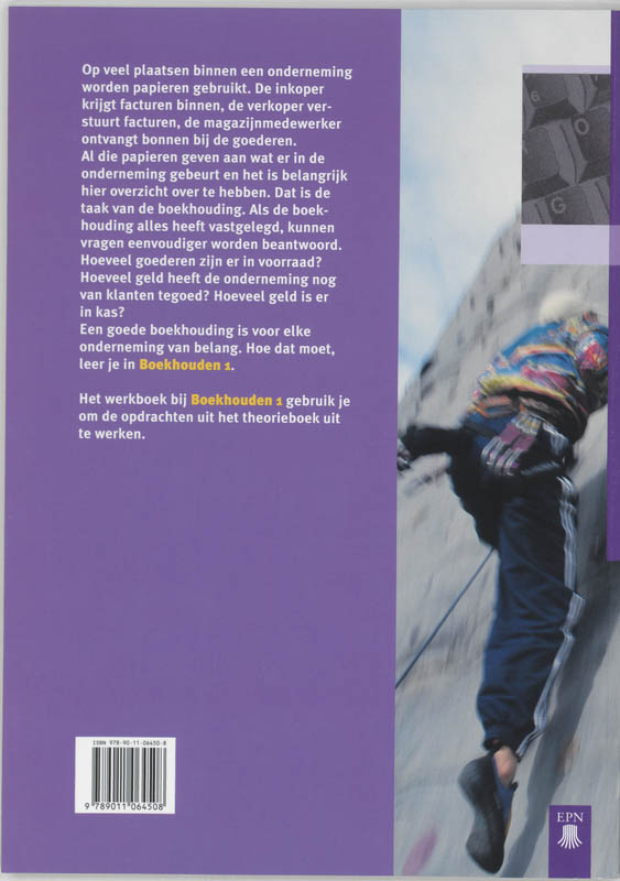 Achterkant van Werkboek