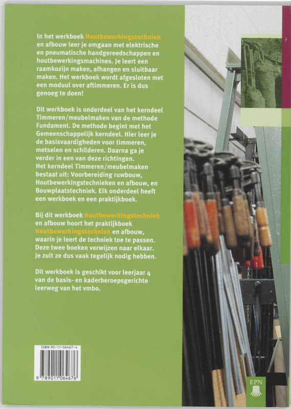 Achterkant van Werkboek