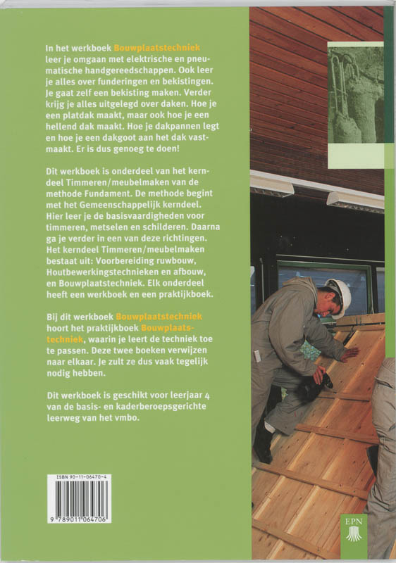 Achterkant van Werkboek
