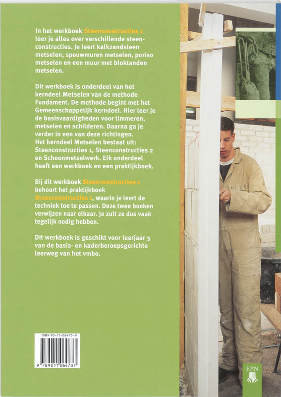 Achterkant van Werkboek