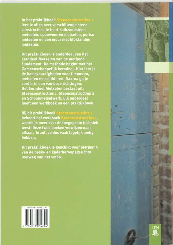 Achterkant van 1 Praktijkboek