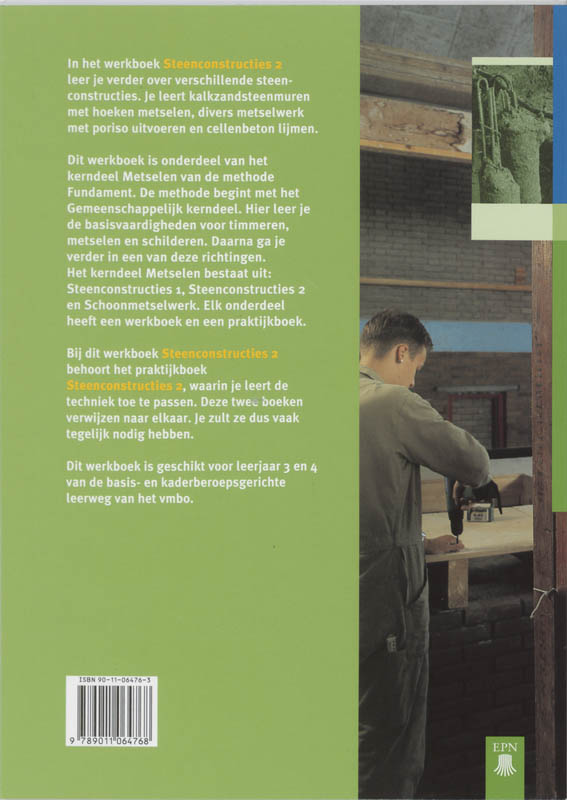 Achterkant van Werkboek