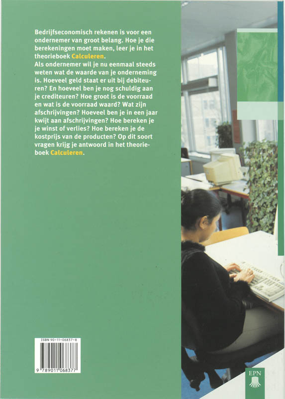 Achterkant van Tekstboek