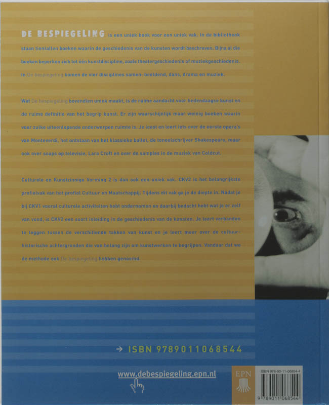 Achterkant van Tekstboek