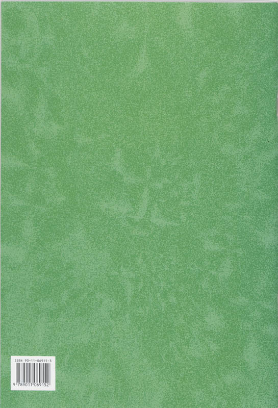 Achterkant van Werkschrift