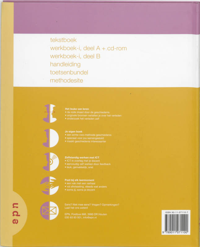 Achterkant van Tekstboek