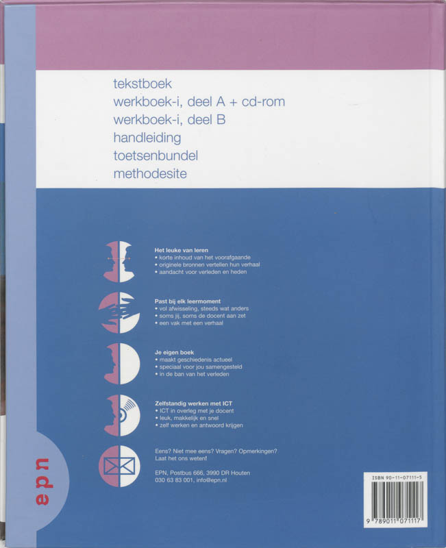 Achterkant van Tekstboek