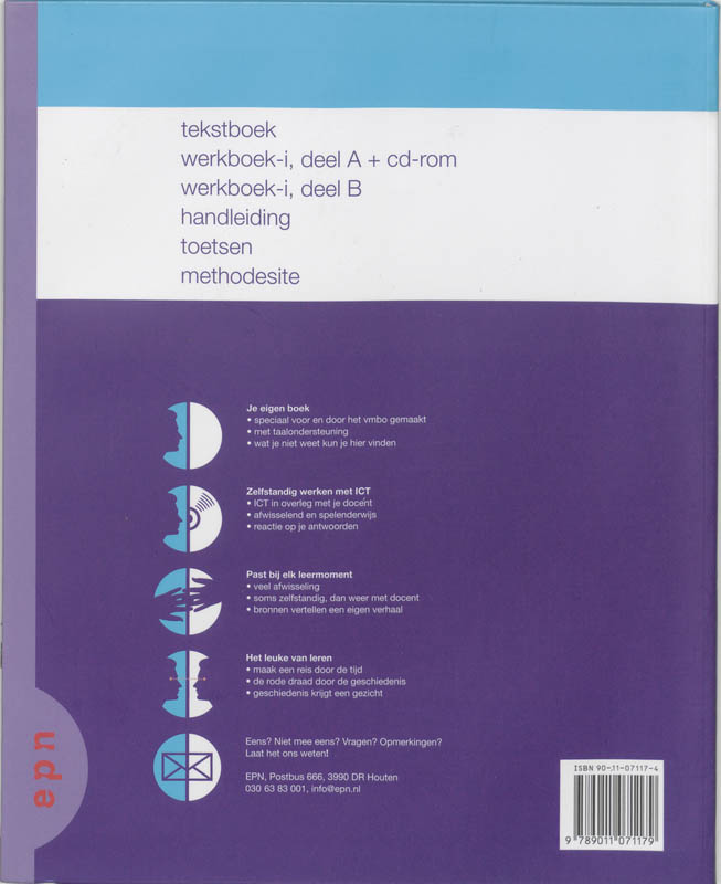 Achterkant van Tekstboek