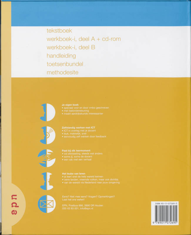 Achterkant van Tekstboek