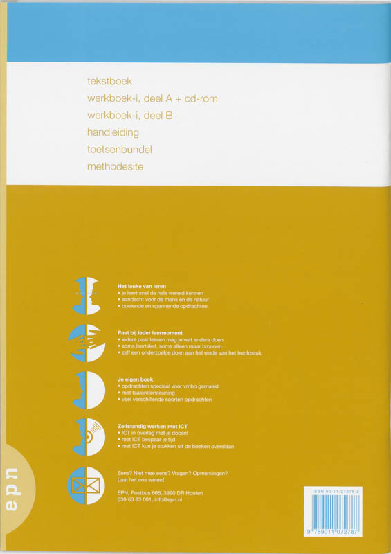 Achterkant van Werkboek