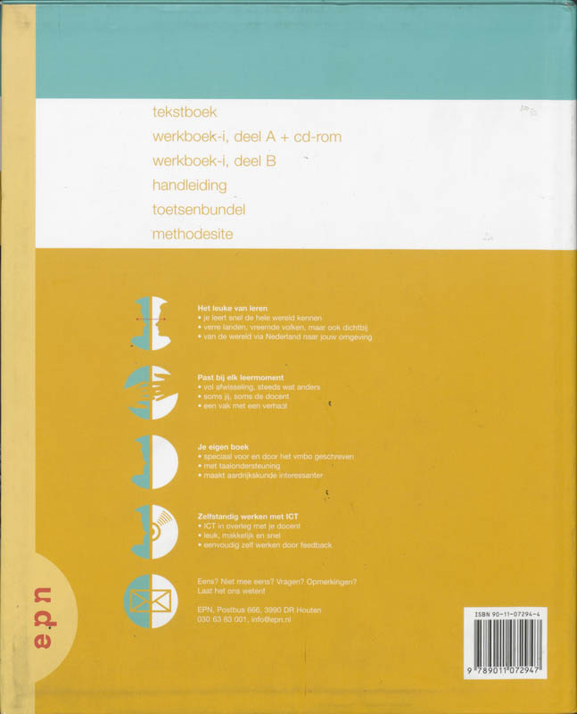 Achterkant van Tekstboek