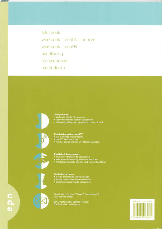Achterkant van Werkboek-i