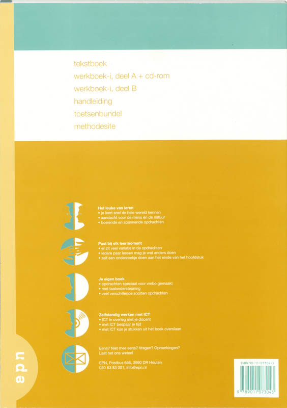 Achterkant van Werkboek