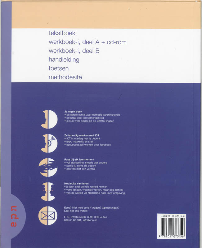 Achterkant van Tekstboek