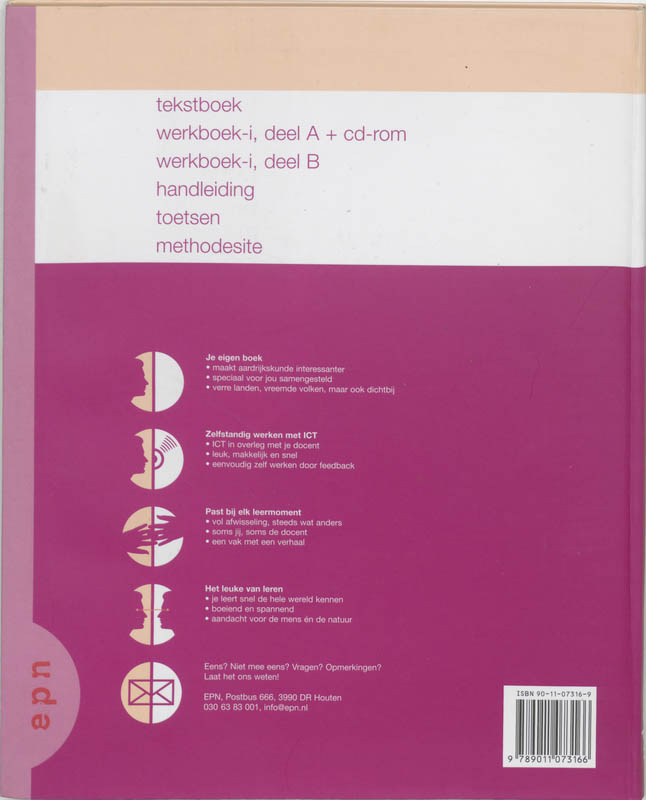 Achterkant van Tekstboek