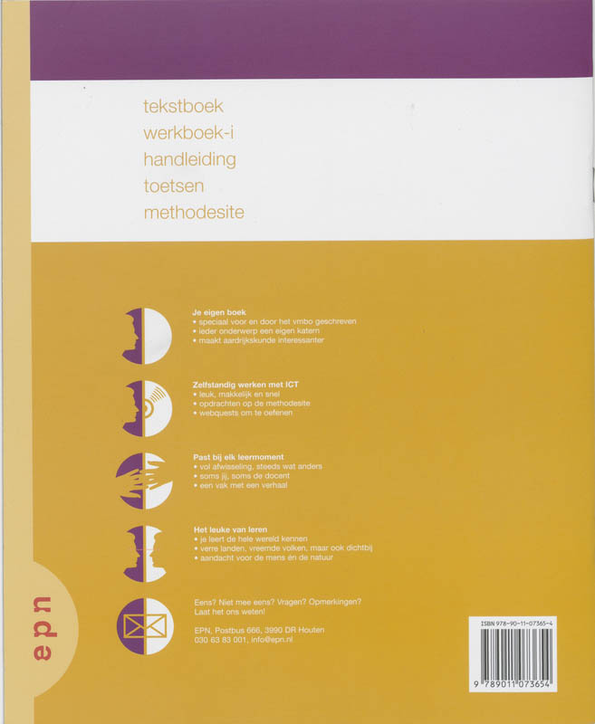 Achterkant van 3/4 vmbo-BKGT