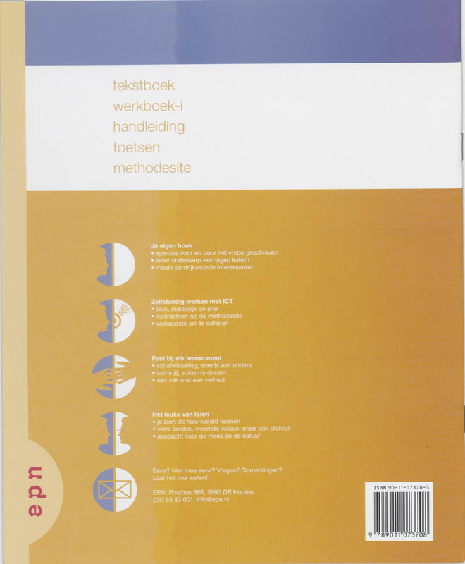 Achterkant van Tekstboek