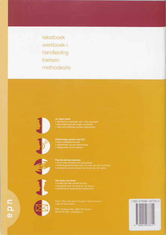 Achterkant van Werkboek