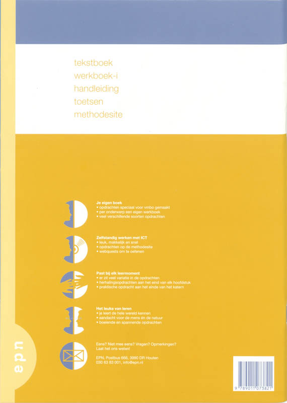 Achterkant van Werkboek