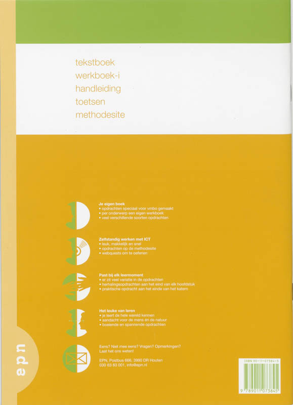Achterkant van Werkboek