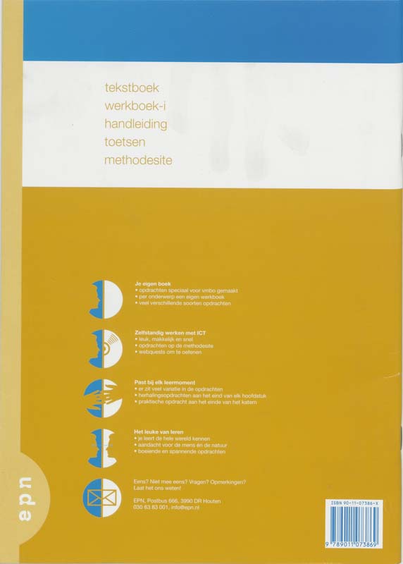 Achterkant van Werkboek