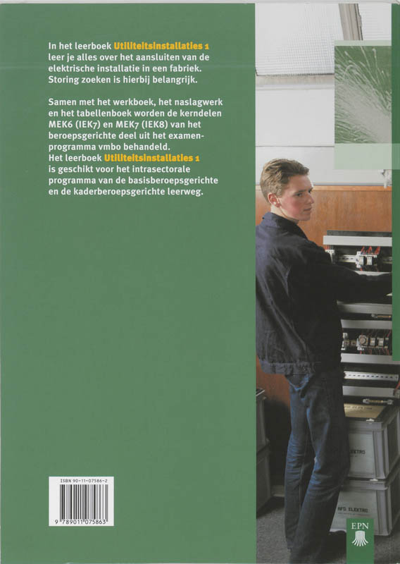 Achterkant van 1 Geleiding/Verbinding