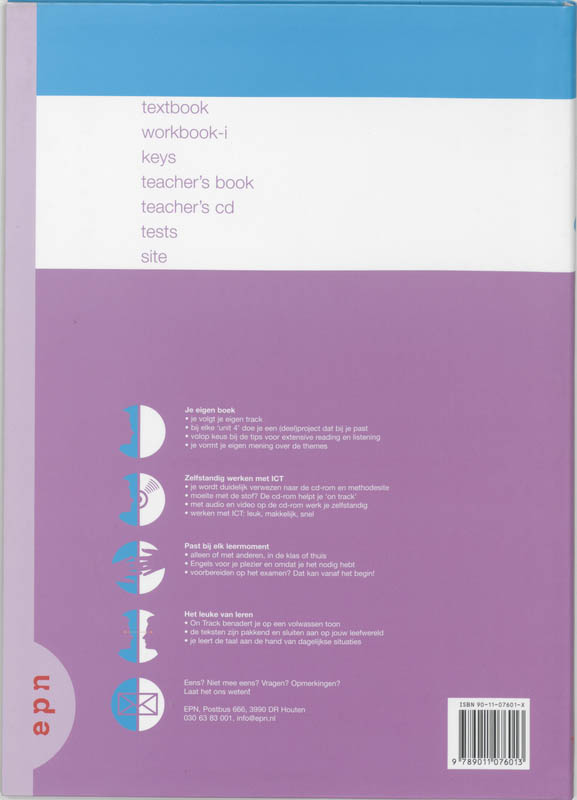 Achterkant van Textbook