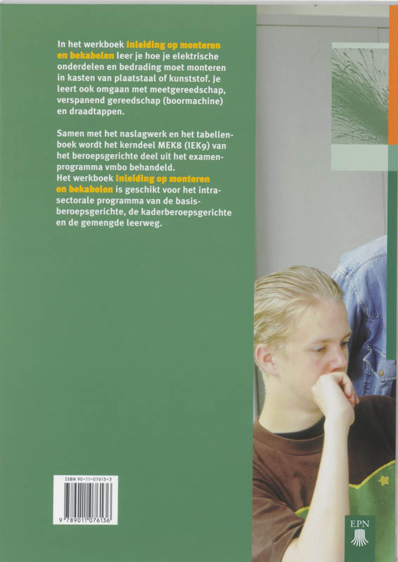 Achterkant van Werkboek