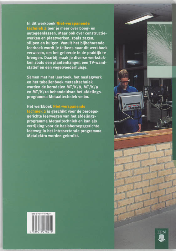 Achterkant van Werkboek