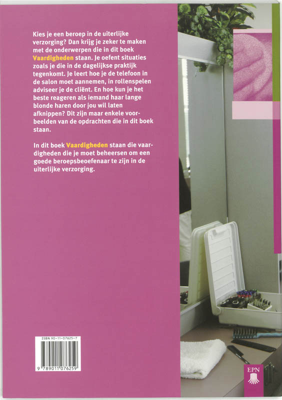 Achterkant van Vaardigheden
