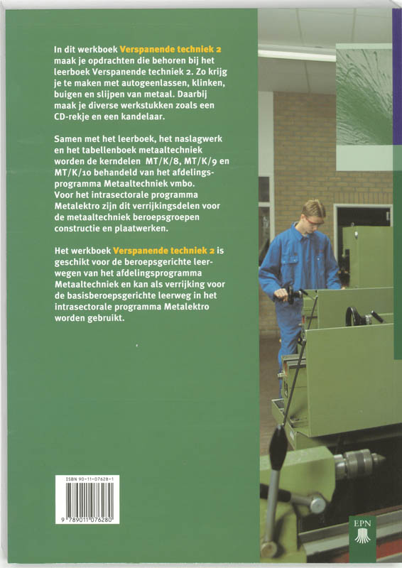 Achterkant van Werkboek