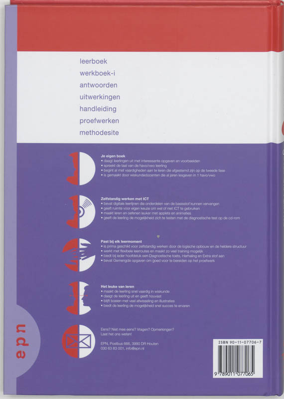 Achterkant van Leerlingenboek