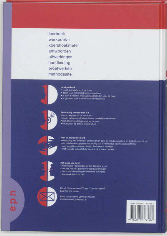 Achterkant van Tekstboek
