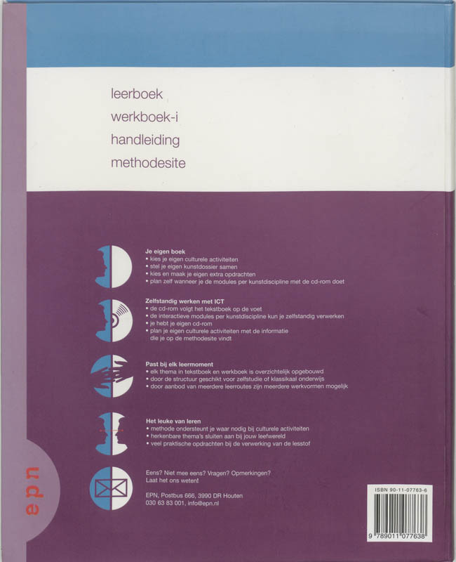 Achterkant van Tekstboek