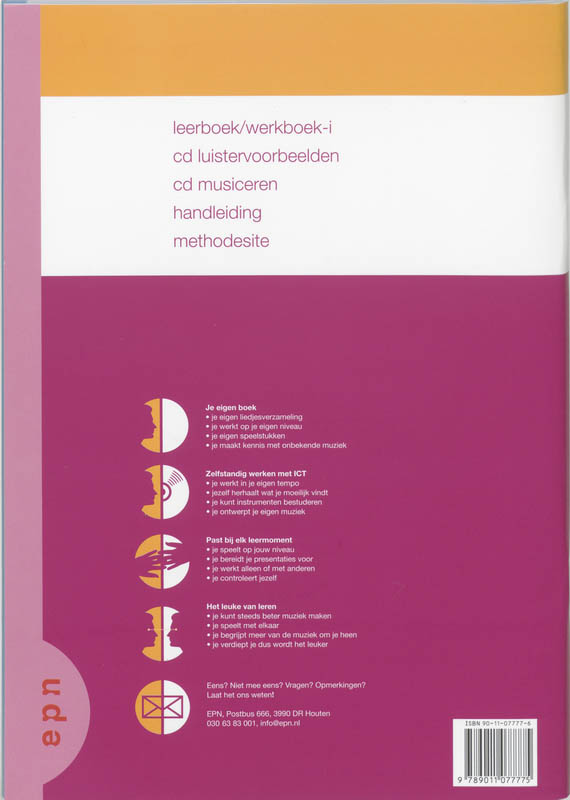 Achterkant van 1 Vmbo-L