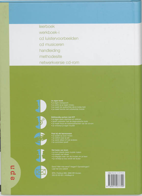 Achterkant van Leerlingenboek