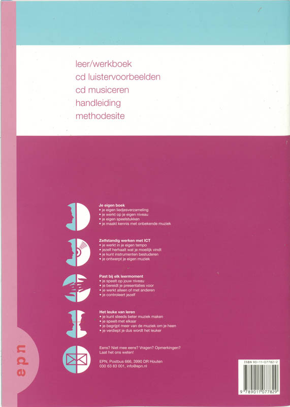 Achterkant van Leerwerkboek-i