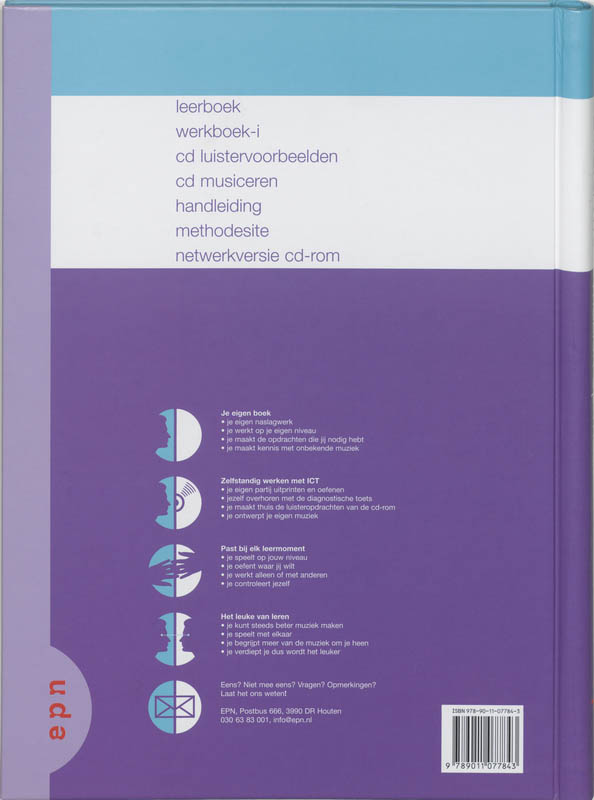 Achterkant van Leerlingenboek