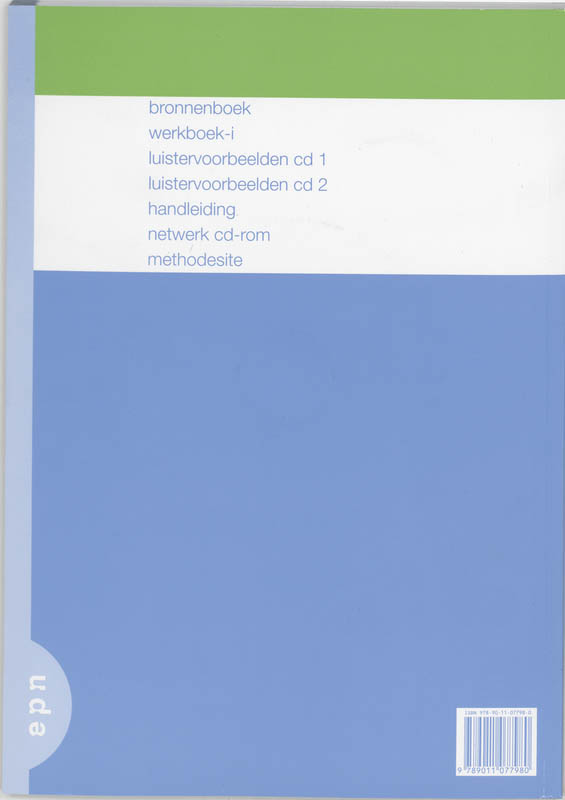 Achterkant van Werkboek-i