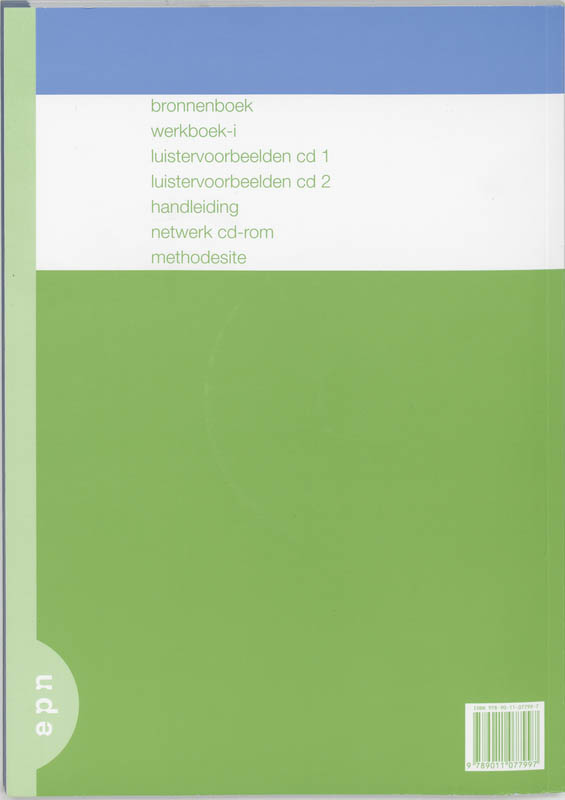 Achterkant van Werkboek-i