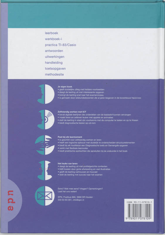 Achterkant van Leerboek