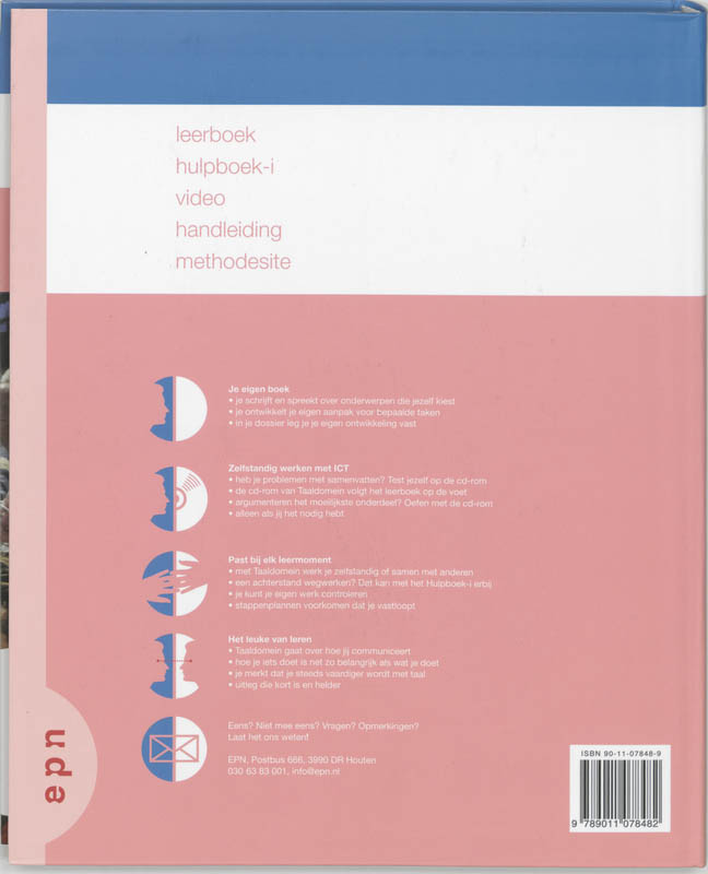 Achterkant van Leerboek