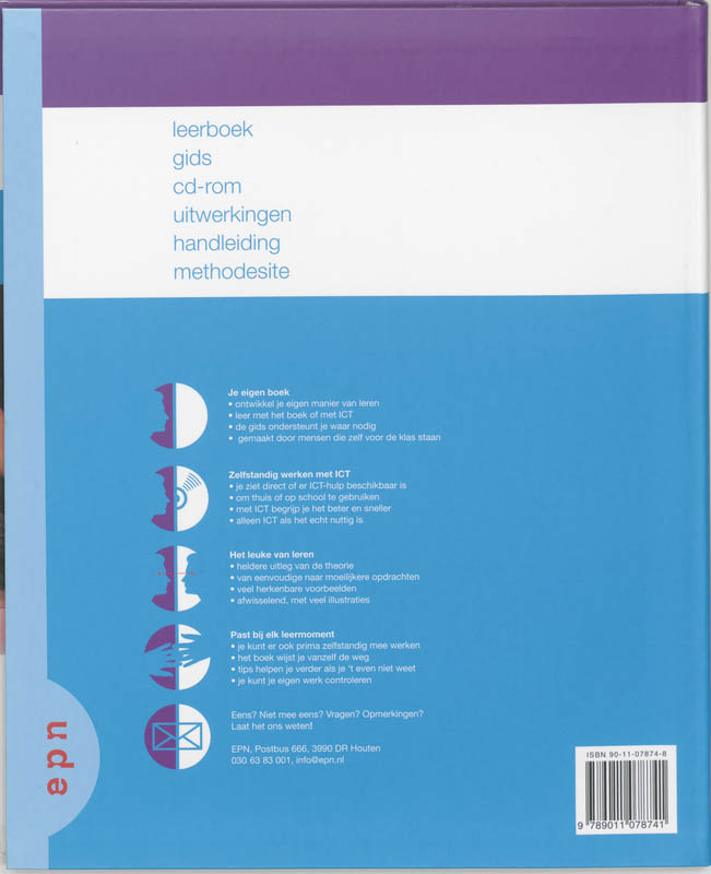 Achterkant van Leerboek