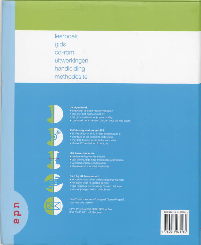 Achterkant van Leerboek