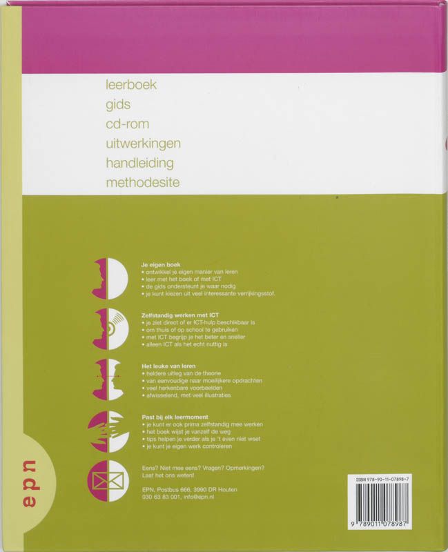 Achterkant van Leerboek